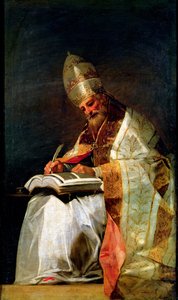 Skt. Gregor den Store, 1795-99 af Francisco de Goya